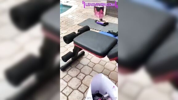 Alexas Morgan Lesbian Pool Threesome Leaked