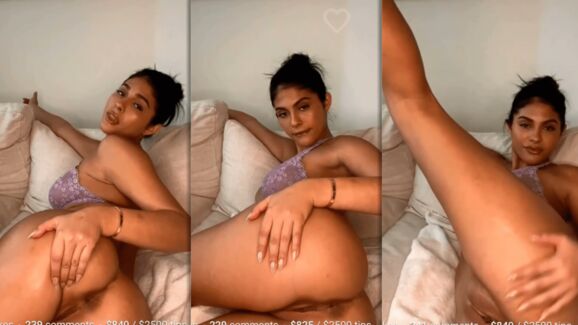 Amanda Trivizas Oils Her Big Ass Leaked