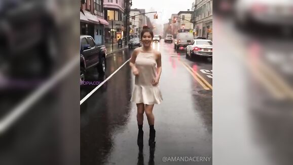 Amanda Cerny Braless in Public Leaked