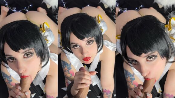 Demon Mika Swallows His Load Leaked