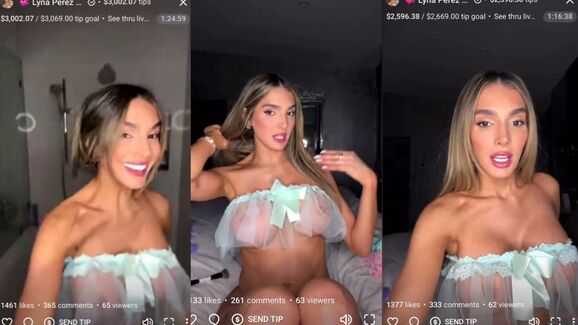 Lyna Perez Bare Tits Livestream Leaked