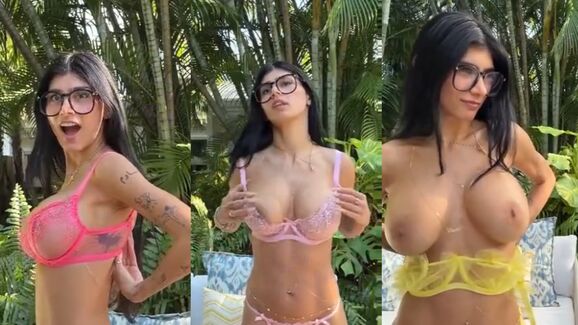Mia Khalifa Outdoor Try On Leaked